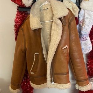 Zara strapped faux coat-